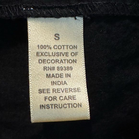 Studio West Apparel Black w/ Cream Embroidery Trim- size S & 24.5”L - Picture 8 of 11